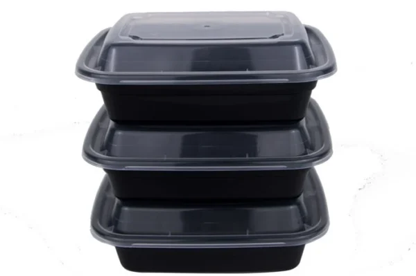 Microwavable Container Rectangle 12oz - Image 6